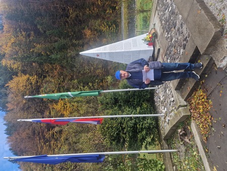 Alojz Golob, predsednik KO ZB Solčava