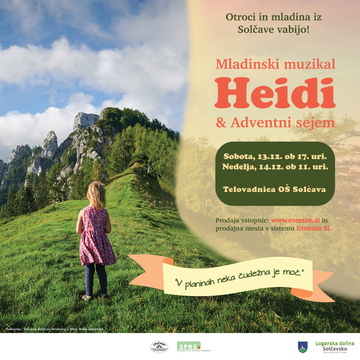 Mladinski muzikal Heidi & Adventni sejem